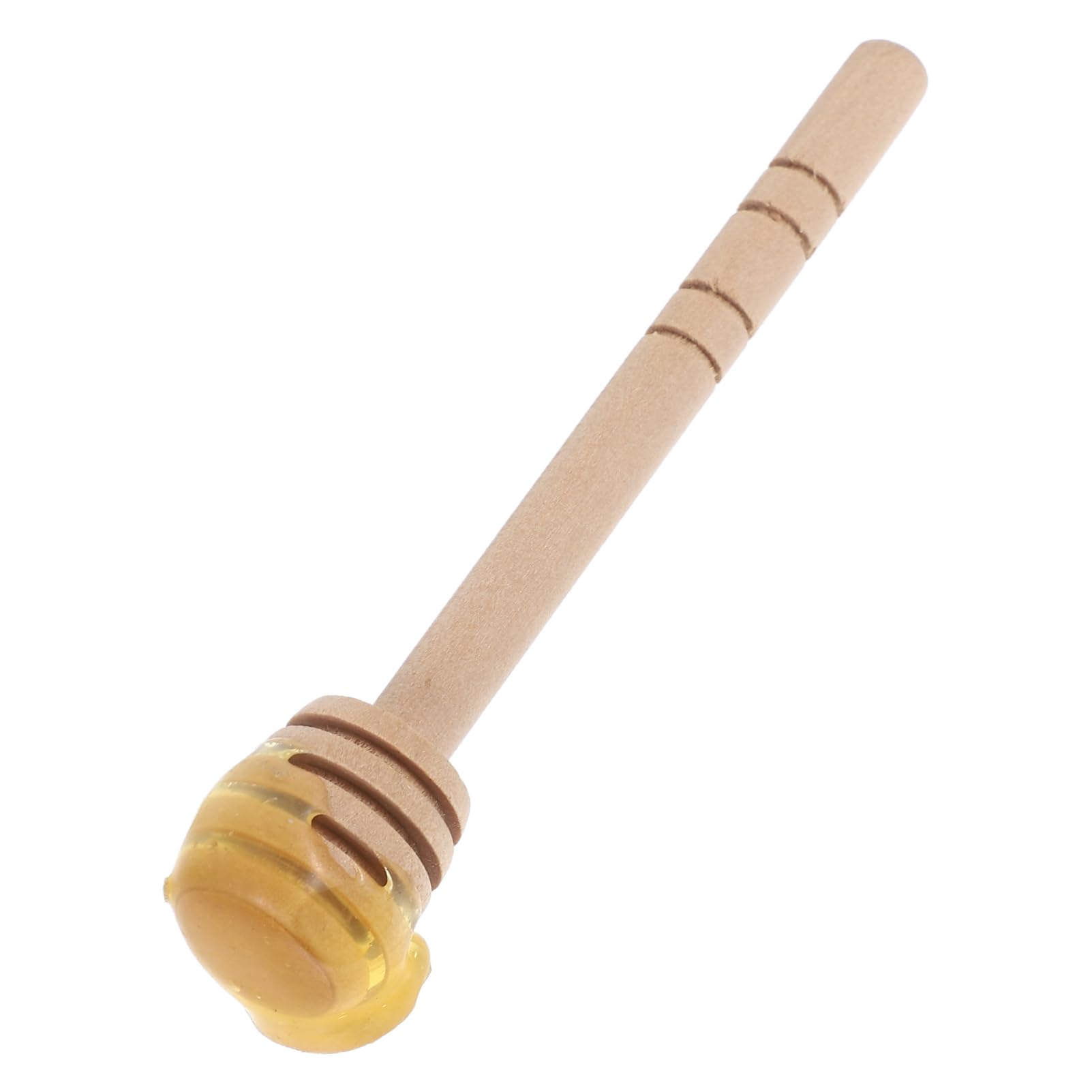 OFFSCH Wooden Honey Stirring Sticks Honey Stirrer Stick Drizzling Dippers for Coffee Jam Wedding Party 1pc