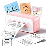 Phomemo 246BT Thermal Label Printer 4x6,Shipping Label Printer Bluetooth,4x6 Postage Thermal Printers for Address,Package,Logo,Compatible with Ebay,Etsy,Amazon,Shopify,etc (Pink)