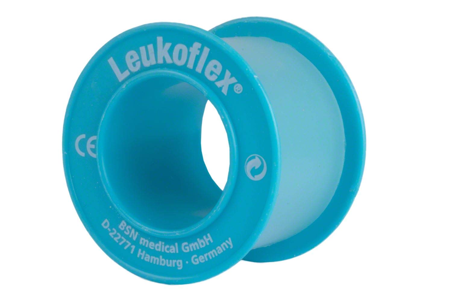 BSN Leukofix - Cinta impermeable para apósitos impermeables, 2,5 cm x 5 m, 12 unidades