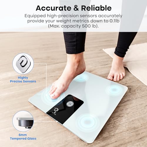 GE Bathroom Scale for Body Weight, Digital Weight Scales 500lbs Heavy Duty - image 6