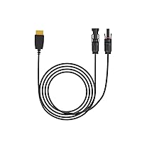 Vista 1 de GROWATT Cable de carga solar XT60, 11.5 ft (11 pies), compatible con GROWATT VITA 550/Infinity 1300/1500 y paneles solares con conector XT60