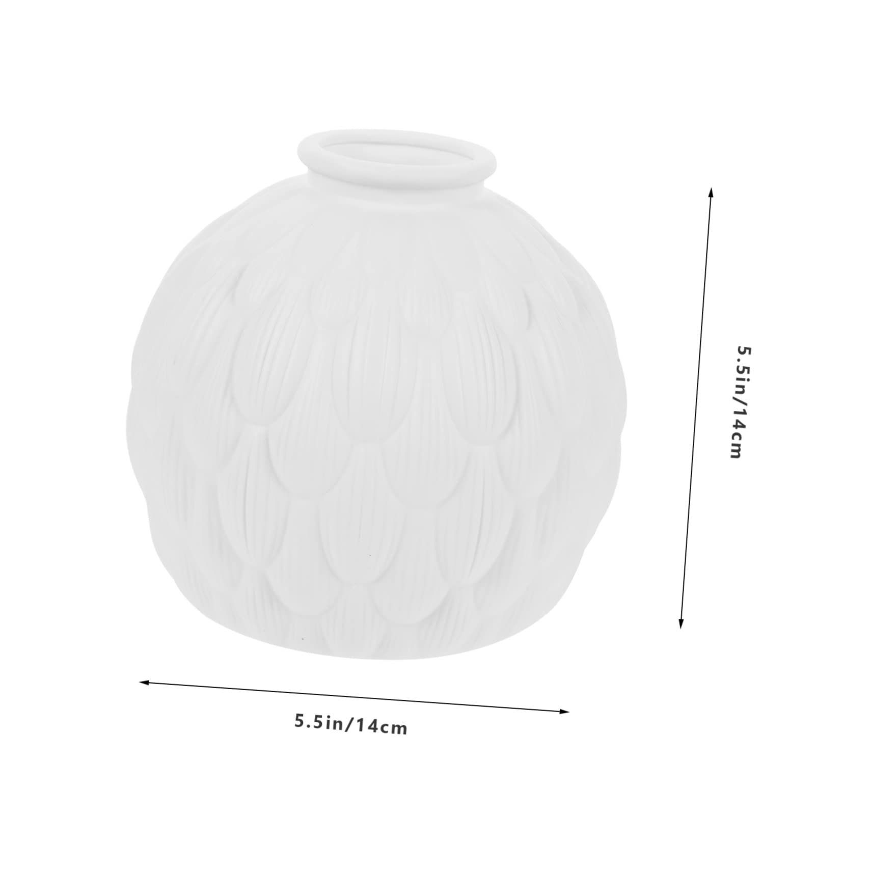 Klosz lampy, klosz lampy wiszącej, kinkiety wewnętrzne oświetlenie ścienne wystrój vintage ceramiczna lampa stołowa żyrandol osłona lampy wymienne klosze lampa podłogowa biurko osłona lampy ozdoba min