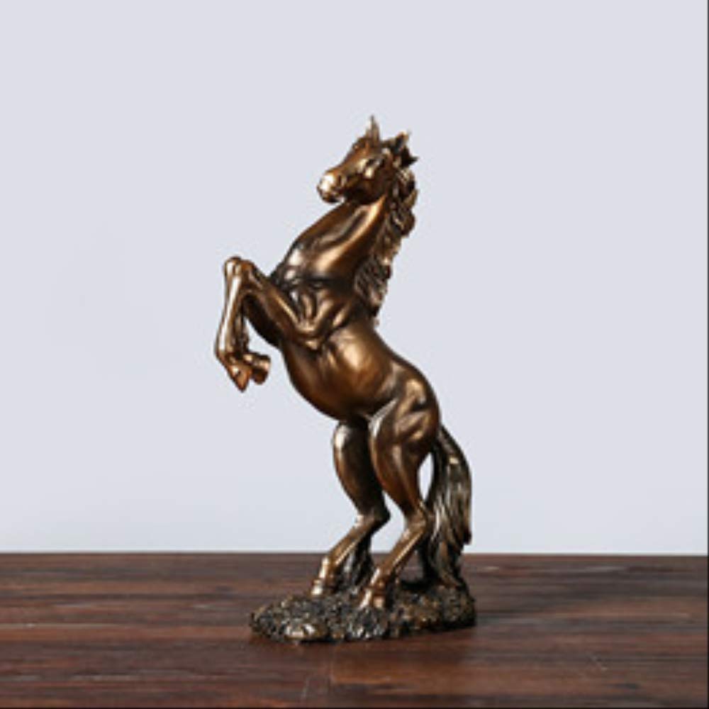 Statue de cheval en résine moderne pour une décoration de salon chic