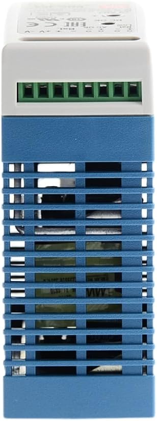 Mean Well DRC 40W 13.8V Switching Power Supply， DRC-40A Dual Output AC-DC DIN Rail UPS Power Supply Driver Converter Transformer for Security Systems, Alarm Systems, etc