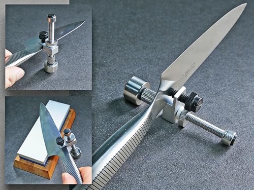 LAVODA SG01 Knife Sharpening Angle Guide Adjustable 0° to 30° for Sharpening Knives on Whetstone/Daimond Stone, Scrolling Knife Sharpener Jig, No More Shaky Hands When Sharpening Knives by LAVODA - Used condition - Image 5