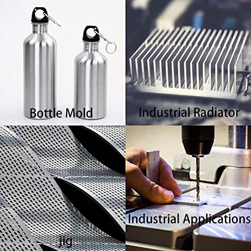 Image of 6061 T651 Aluminum Sheet Metal 12 x 12 x 1 /16(0.06 inch) Inches Thickness Rectangle Metal Plate Covered with Protective Film, Flat Heat Treatable Aluminum Sheet Plate Finely Polished and Deburred, 1.5mm