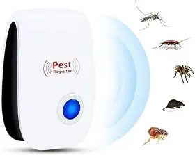 Repelente Eletrônico Ultrassônico Mosca Pernilongos Baratas Morcegos repele e Espanta Ratos bivolt