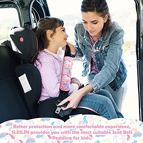 Image of Seat Belt Cover for Kids, Seat Belt Pad for Boys Girls, Car Seat Straps Shoulder Pads for Kids, Kid's Seat Belt Cushion, Shoulder Strap Pad, 1 Piece (Unicorn)