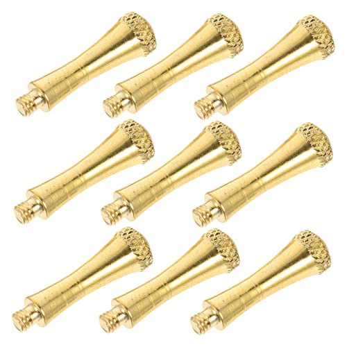 FOMIYES Lot De 10 Ciseaux À Queue Pour Coupe- Coupe-cheveux Clous Décoratifs En Doré Faciles À Installer Et À Utiliser
