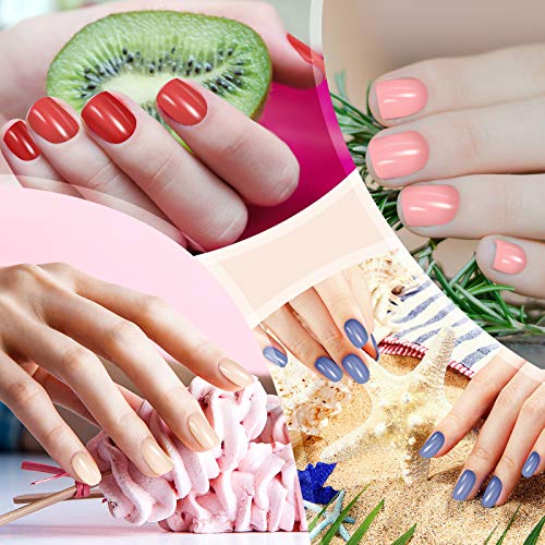 14 Sheets 224 Pieces Color Nail Polish Strips Full Nail Wraps Stickers Self-Adhesive Decals Strips Manicure Kits Nail Art Designs With 2 Pieces Nail Files For Women Girls Diy Nail Art (Fresh Colors) #TOP4