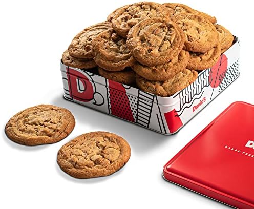 David's Cookies 1lb Peanut Butter Fresh Baked Cookies - Handmade and Gourmet Cookies - Delectable and Made with Premium Ingredients - All Natural and No Added Preservatives Cookie Gift Basket - Great Gift For All Occasions
