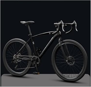 TImDu Road Bike, High Carbon Steel Frame, Bicycle, 24/26 Inches, Disc, Drop Handle, Ultra Lightweight, Mountain Bike, Commuting to Work or School, Students, Boys, Girls, Beginners, Adults, Adults