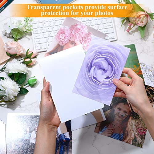 36 Pcs Magnetic Picture Frame Refrigerator Photo Holder With Clear Pocket Magnetic Photo Frames For Fridge Office Cabinet Locker Or Any Magnetic Surface Locker 7.5 X 5.5, 6.3 X 4.3, 4 X 3 Inch (White) #TOP2