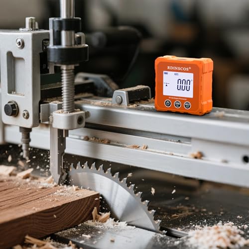 Image of Digital Angle Finder PT183 Magnetic Inclinometer Protractor | Table Saw Compatible, 4 of 90 Degree Finder, Bevel Gauge, For Woodworking, Micro Jig