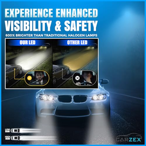 Carzex Crystal Eye LED Fog Light Bulbs H8/H11/H16 245g - Image 5