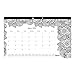 Blueline 2017 Academic Monthly Coloring Desk Pad, Botanica, August to July, 17.75 x 10.875" (CA2917001-17)