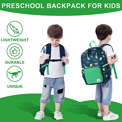 Vaschy Kids Backpack For Boys, Cute Lightweight Water Resistant Preschool Backpack For Boys And Girls Kindergarten Bookbag Dinosaur #TOP5
