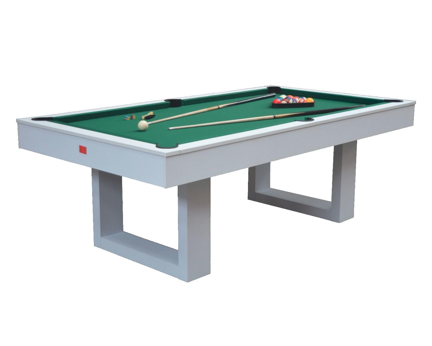 Biliardo Tavolo SENECA 3 in 1 - (226x125x82 cm) - Diventa Tavolo da Pranzo e Ping Pong - tutti accessori per i giochi inclusi