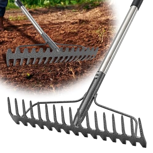 Rastrillo Bow Rake 79 pulgadas con mango de acero inoxidable miniatura 1