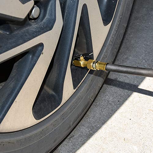 Safelife Air Chuck, Open Flow Brass Air Chuck For Tires Inflator, Quick Connect Air Chuck Lock On #TOP7