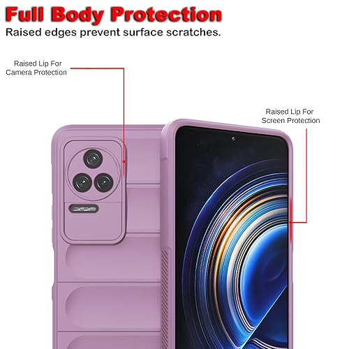 Image of amazon basics Mobile Cover for Mi Redmi K50 5G / K50 Pro 5G | Full Camera Protection | Liquid Silicon Case | Flexible Bumper Case for Mi Redmi K50 5G / K50 Pro 5G (Purple)