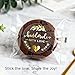 100 Pcs Handmade with Love Stickers, Gold Foil Transparent Round Labels for Small Business Packaging, Handmade Craft Seals for Envelopes Gifts, 1.6 Inch