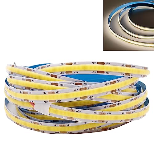 Tira LED COB 320 LEDs/m 8mm 12V Luz Natural 4000K miniatura 1