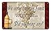 Past Time Signs PTS595 8 x 14 in. Serve Finest Wine Metal Sign