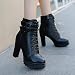 Logobeing Zapatos de Tacón Alto Botas Mujer Invierno Martain Boot Zapatos con...