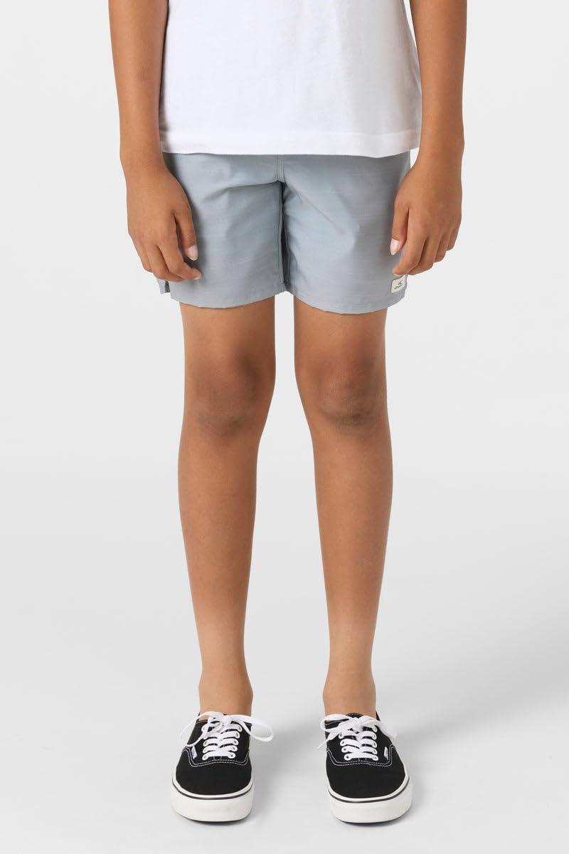 O'Neill Perform Light Lined Elastic Hybrid 15" Youth Boy's Boardshorts - Light Grey
