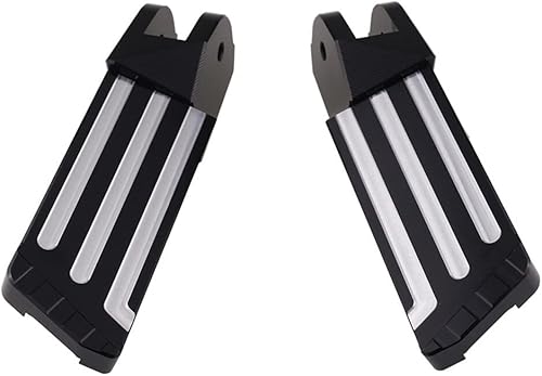 Estriberas delanteras, reposapiés, clavijas, placa de pedales para DUCATI Xdiavel S XdiavelS, estrella negra, estrella oscura (negro)