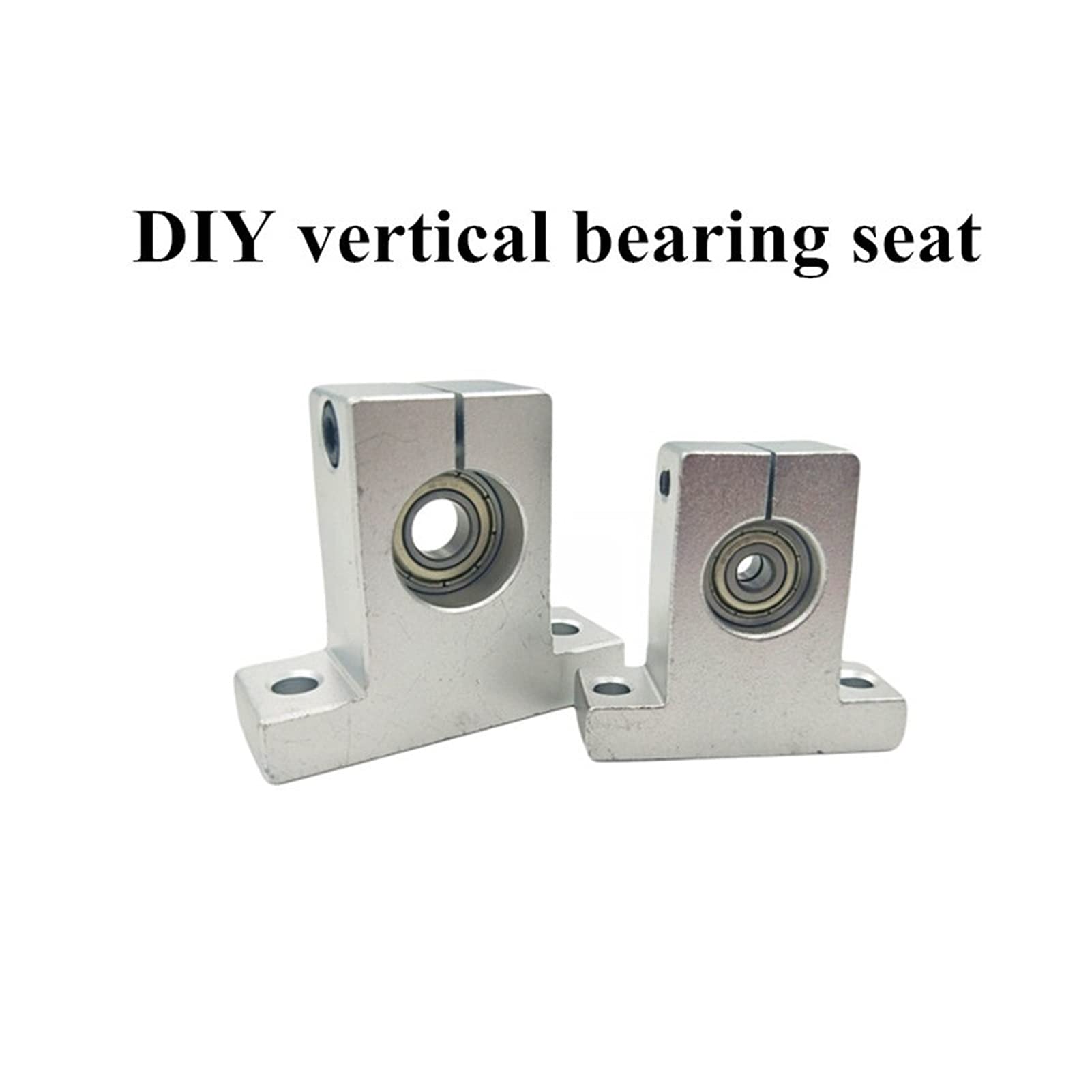 VDOQTLJT Diametro Interno Del Sedile Del Cuscinetto Piccolo In Miniatura Non Allineato Verticale 3 4 5 6 8 10 12 15 17 20MM For Modello(2pc,SK16 And 2pc ID8mm - Foto 10