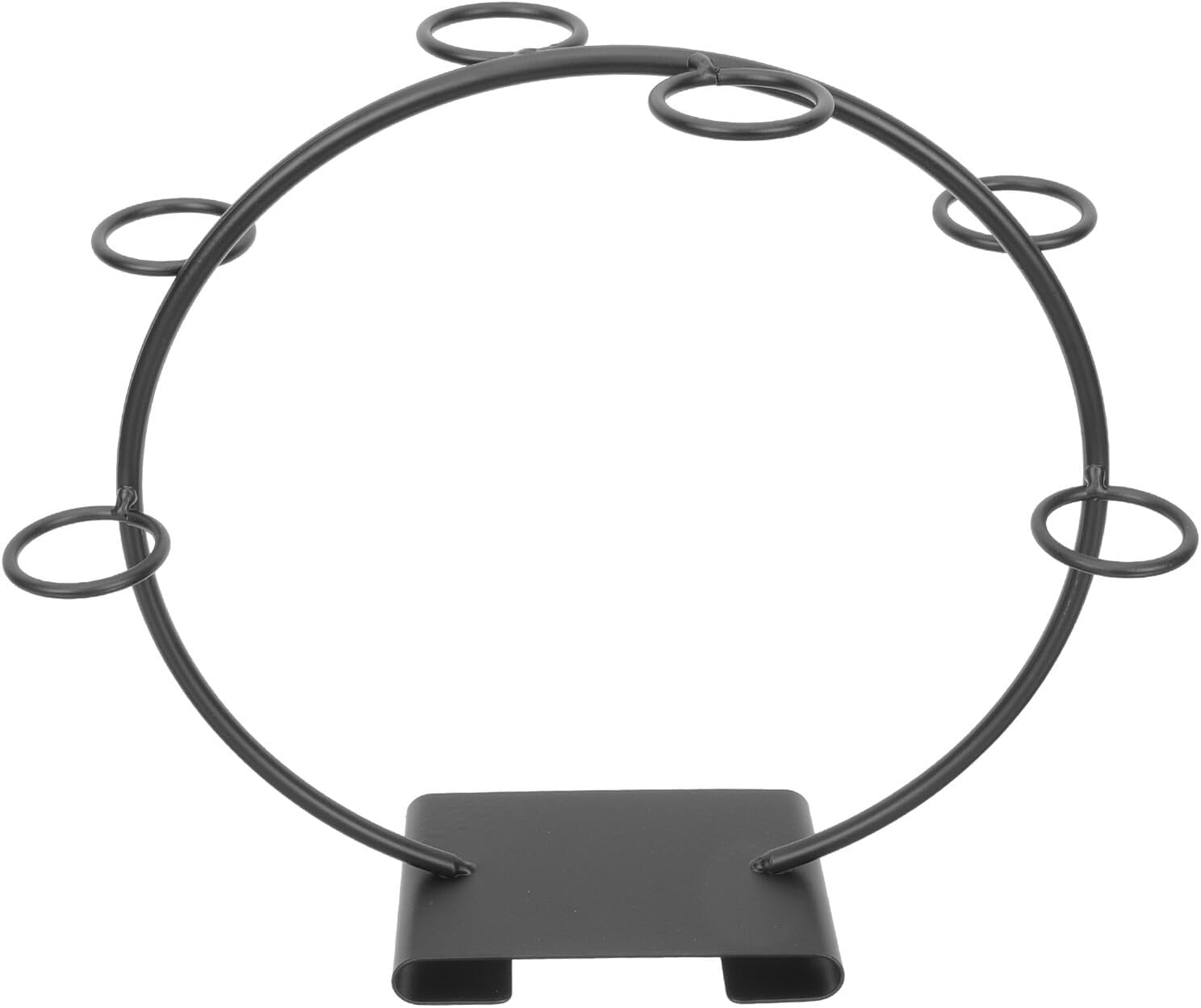 Metal Ice Cream Cone Display Stand Iron Art Frame, Black Kitchen Gadget Sushi Hand Roll Holder for Wedding Dessert Buffet and Retail Display