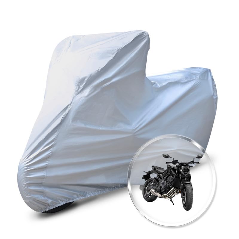 Image of Neodrift 'CrystalMax' Bike Cover for Suitable for Honda CB 650 R (All-Weather Motorcycle Protection, Water & UV Resistant, Dustproof, Windproof).