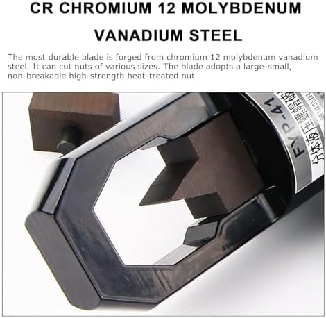 12Ton/16Ton Hydraulic Nut Splitter Tool - Heavy Duty Nut Cutter with Hand Pump, Rust Screw Nut Remover, Split Type with Large & Small Blades, FYP-24, FYP-22