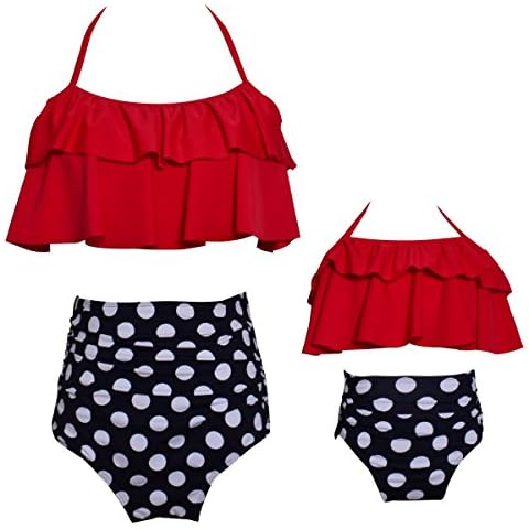 Matching Ruffle Two-Piece Bikini Set Cover
