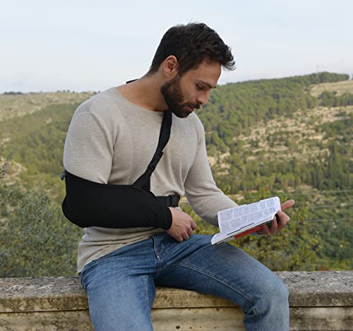 Sportherapy Tutore Braccio Destro/Sinistro Con Bretella Regolabile E Fascia Di Immobilizzazione | Reggibraccio Ortopedico Traspirante Ed Ipoallergenico | Dispositivo Medico Certificato (S) - 7
