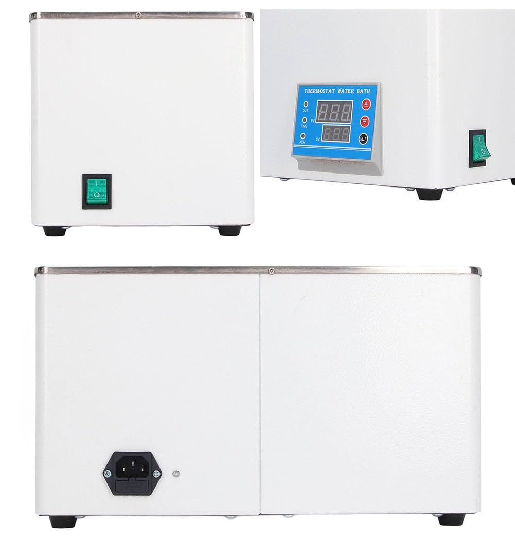 Baño de Agua de Laboratorio,7L 600W rt-100°c,1～999min 1℃/min,Baño Maria Laboratorio,Baño de Agua
