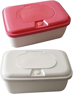 Cabilock Baby Wipes Dispenser on The Go Wipes Dispenser 2pcs Wipes Dispenser Wipe Holder Wet Wipes Dispenser Wipes Box Case Tissue Box Baby Wipe Holder
