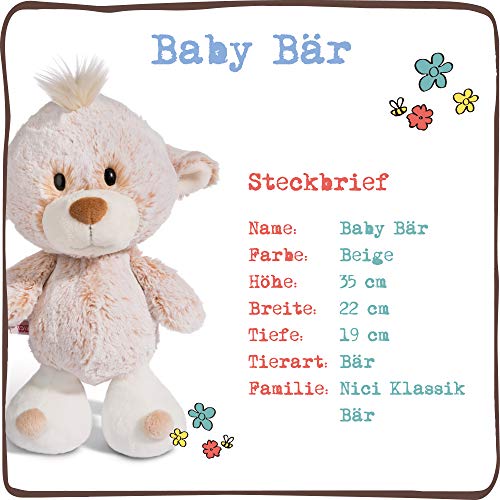 NICI Plüschtier Baby-Bär 35 cm – Teddybär Kuscheltier für Mädchen, Jungen & Babys – Flauschiges Stofftier zum Kuscheln… – Bild 4