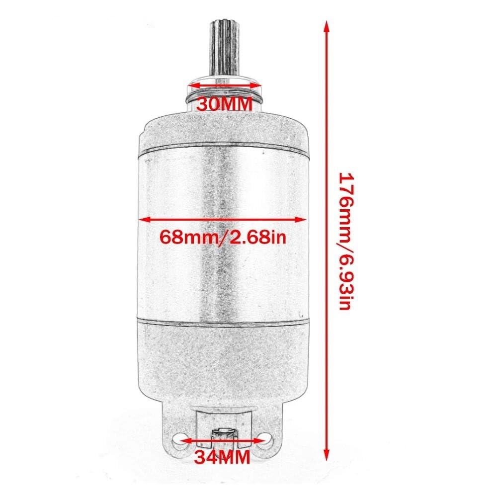 Motor Arrancador Motor Arranque Para Suzuki GSF1250 GSF1250S Para Bandit S 2007-2017 2018 GSX1250 31100-18H11 31100-18H00 Para GSF 1250 1250S Arranque