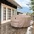 ULTCOVER Round Patio Furniture Cover - Outdoor Waterproof Table with Chair Set Cover 108 inch