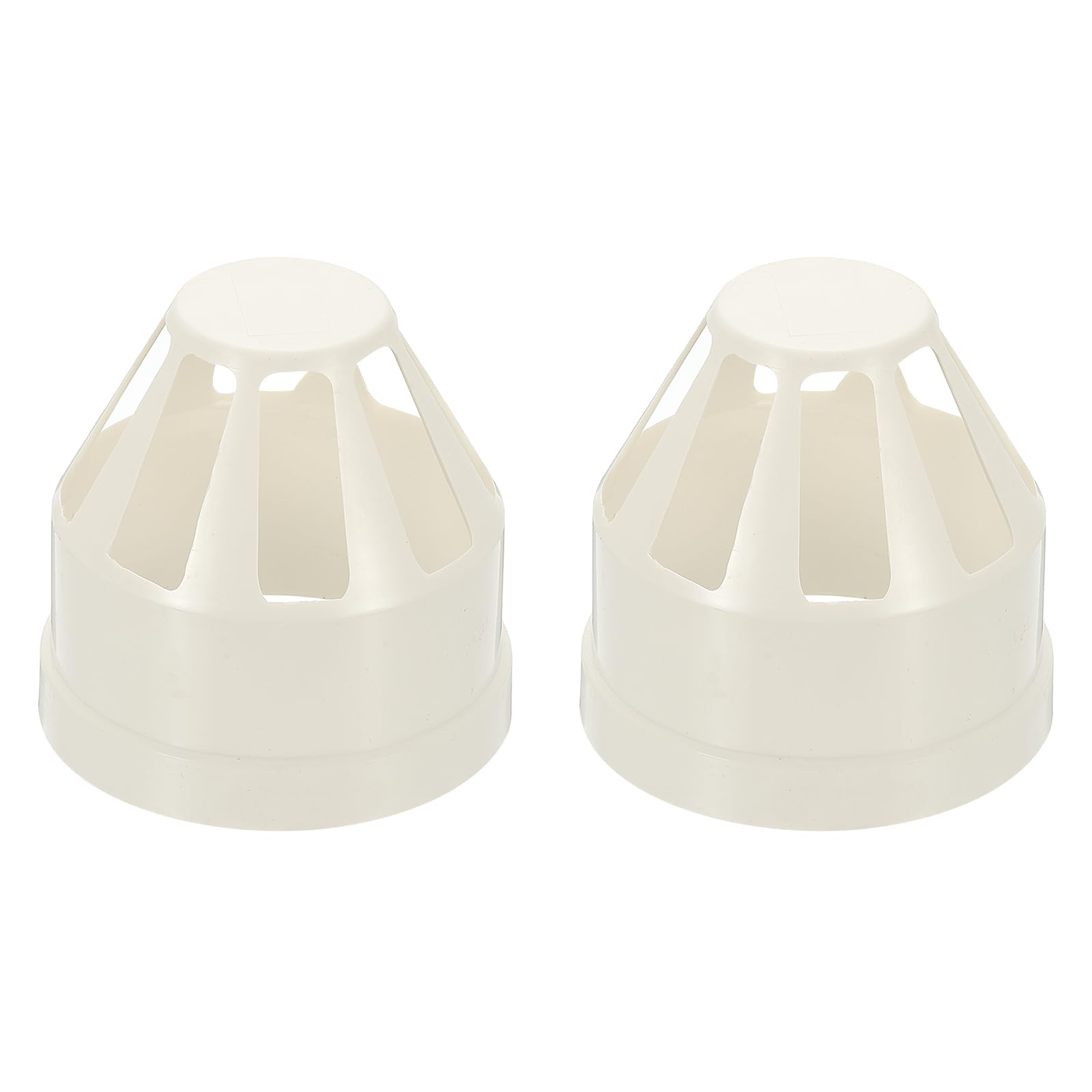 PATIKIL 2 Pcs PVC Drain Pipe Vent Cap