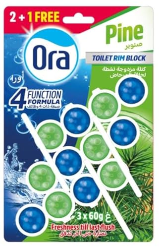 ORA Viva Pine Toilet Rim Block 60 g 3-Pack