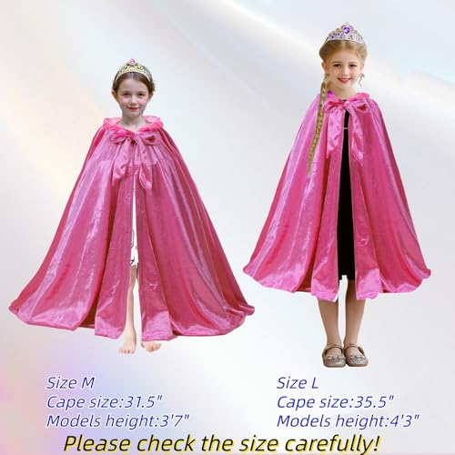 Capa de princesa para niñas, disfraz para Halloween y cosplay miniatura 3