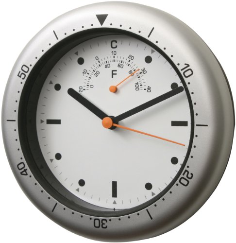 BAI Convertible Aquamaster Wall & Desk Clock, Silver