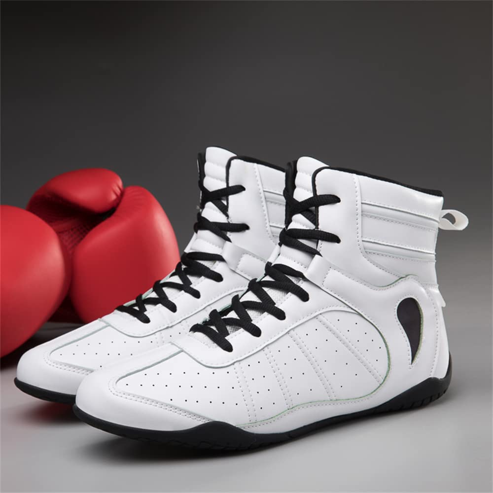 Scarpe da Boxe da Uomo Scarpe da Wrestling PRO Stivali da Boxe da Allenamento Fitness da Donna