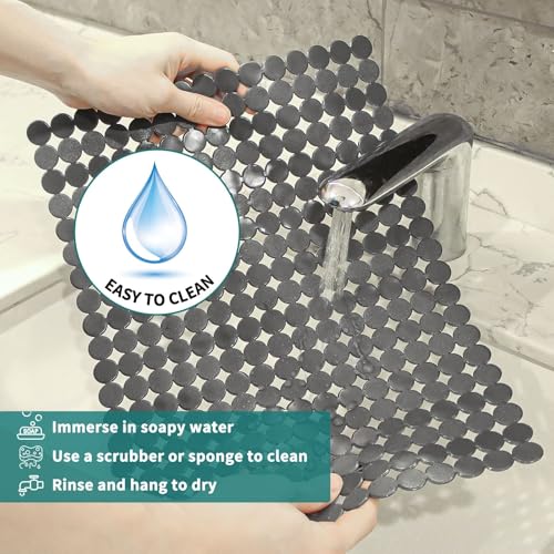Protector para Lavabo de Cocina PVC Gris 15.7 x 11.8 pulgadas miniatura 5