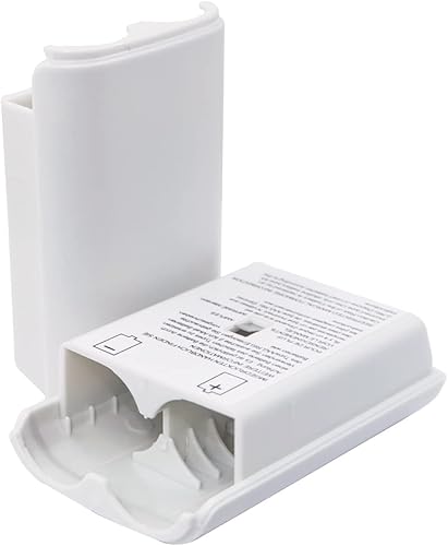 Miniatura 3 de 10 fundas de batería para control inalámbrico Xbox 360, batería de repuesto compatible con Xbox 360, color blanco