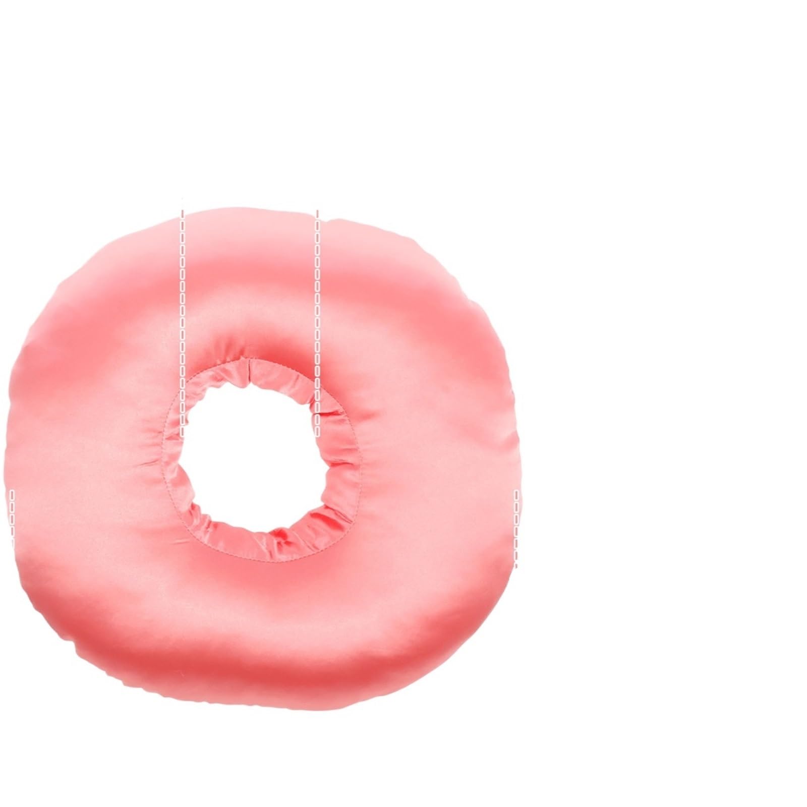 FonHNDG Piercing Pillow Ear Piercing Pillow Polyester Side Sleeper Donut with Hole Round Pressure Relief Guard Hollow Seat Cushion(Pink-1Pc)